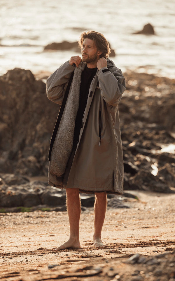 Graphite Recycled Changing Robe